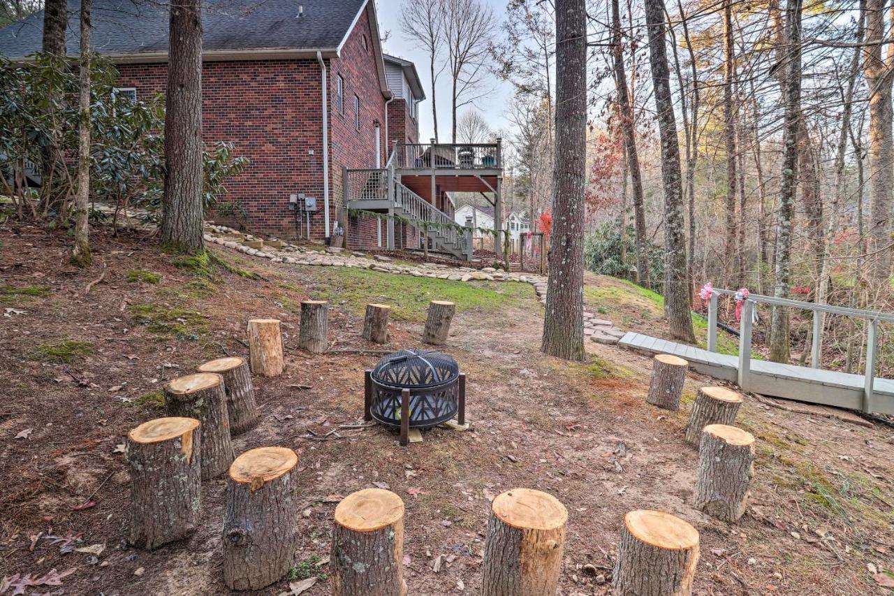 Private Hendersonville Hideaway With Fire Pit! Exterior foto